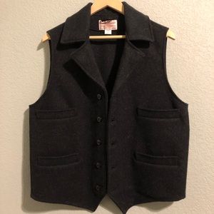 Filson Mackinaw Wool Western Vest Medium